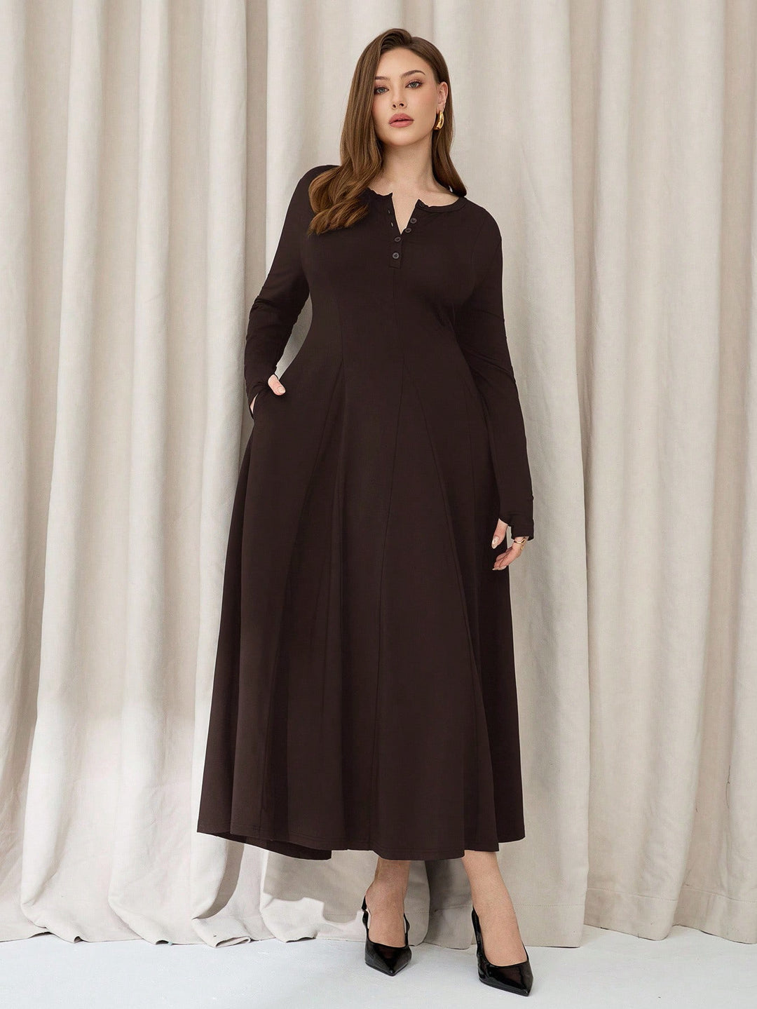 Rochie SHEIN, maro