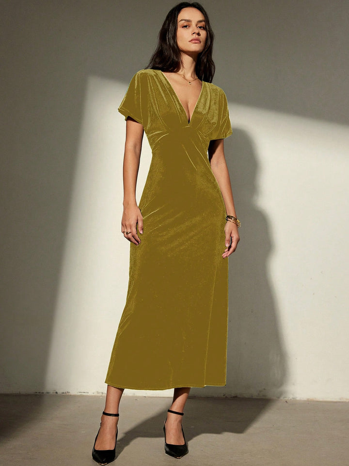 Rochie maxi SHEIN, galben