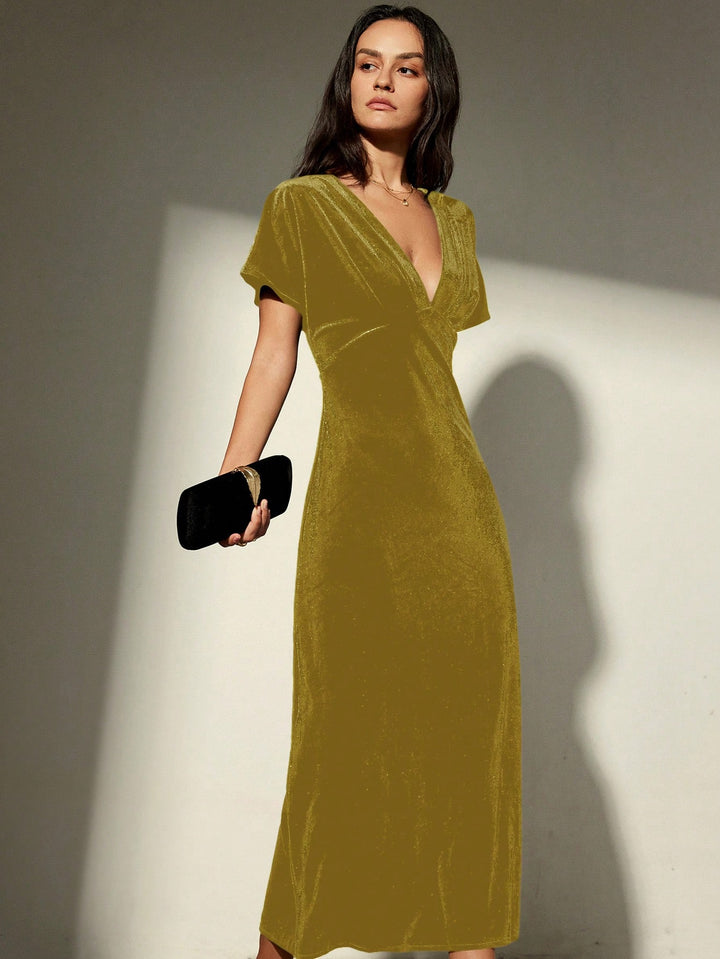 Rochie maxi SHEIN, galben