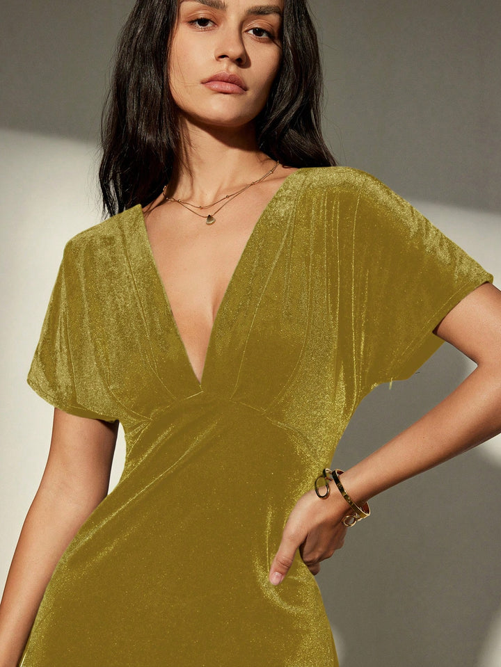 Rochie maxi SHEIN, galben