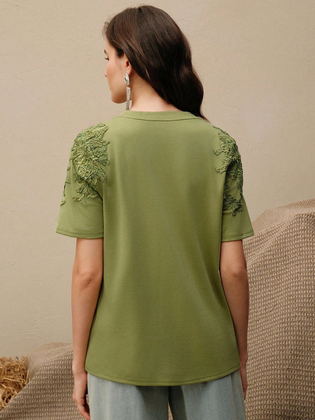 Tricou SHEIN, verde
