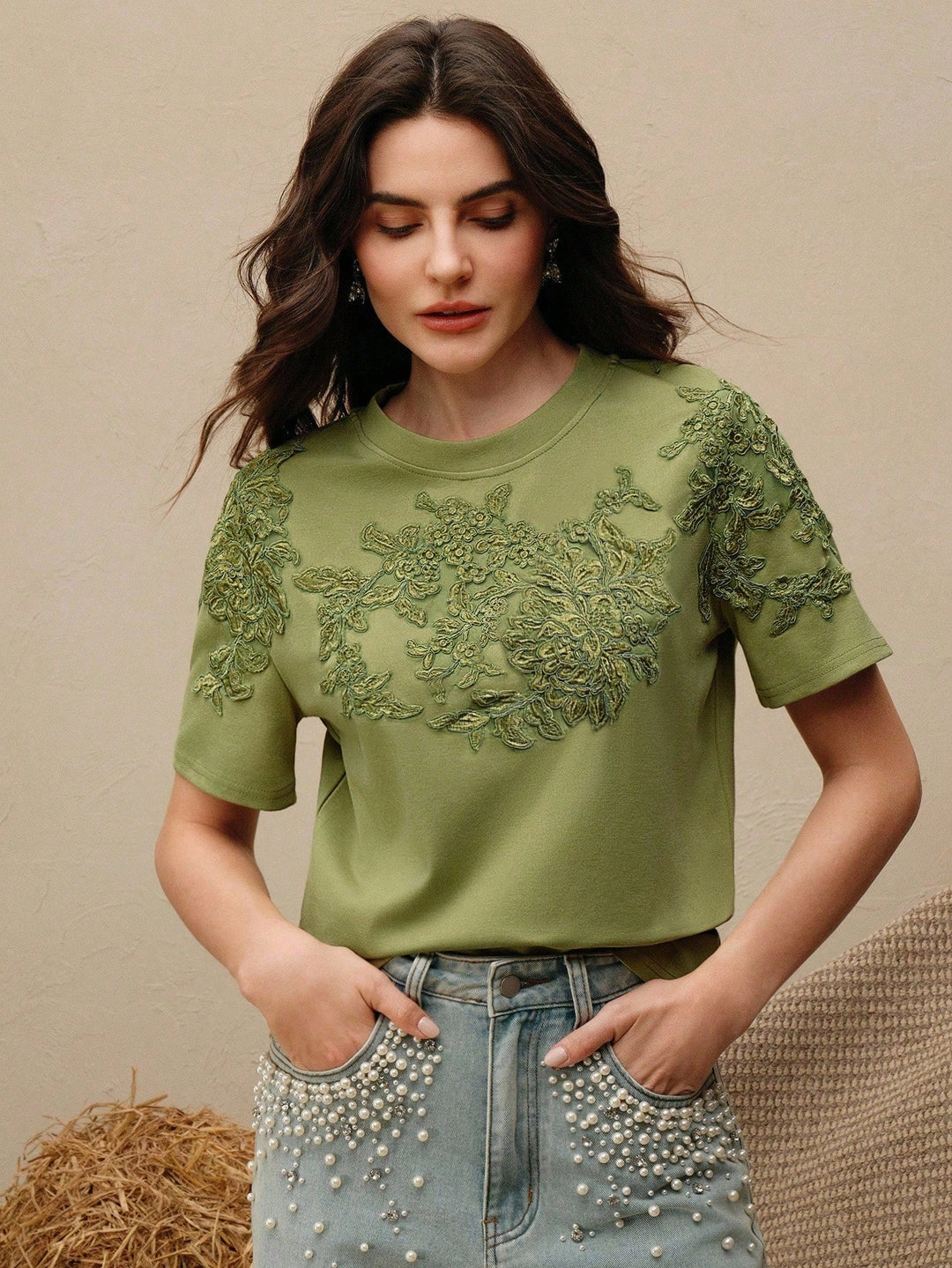 Tricou SHEIN, verde