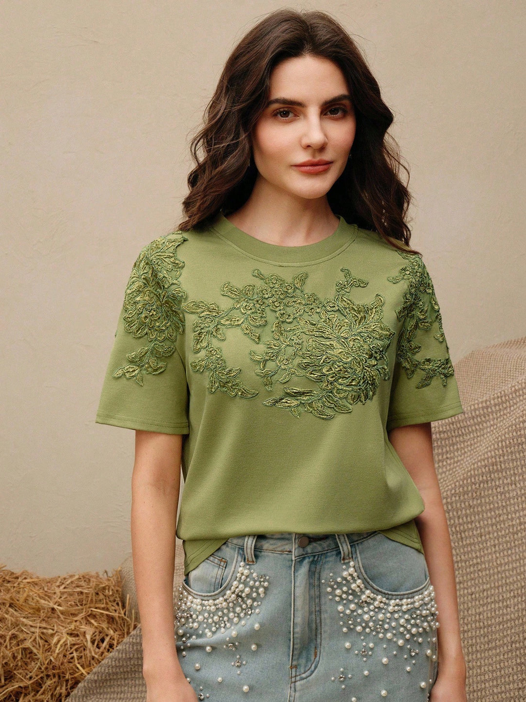 Tricou SHEIN, verde