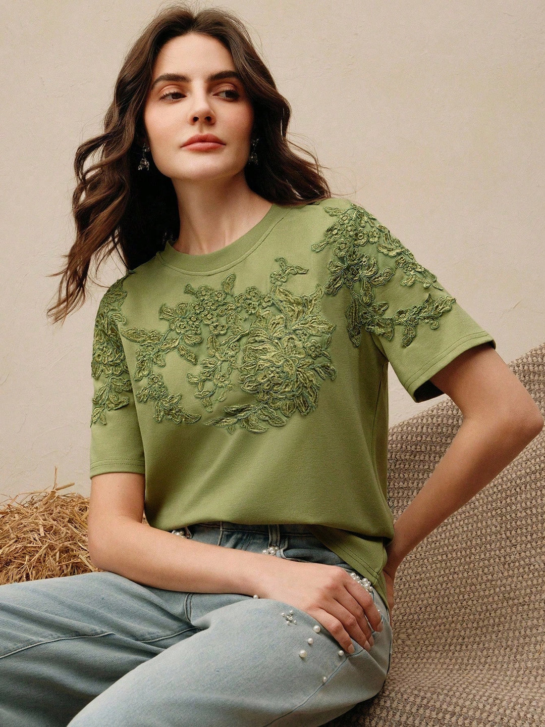 Tricou SHEIN, verde