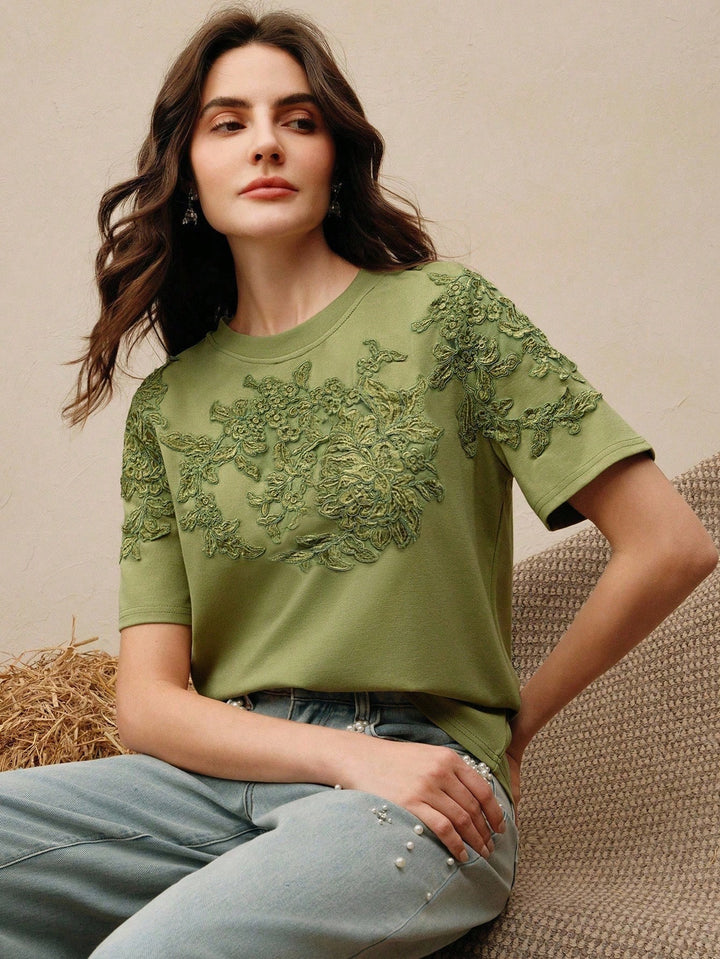Tricou SHEIN, verde
