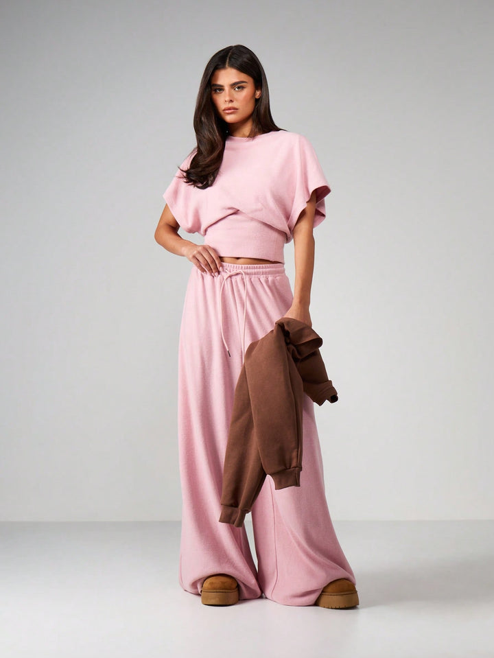 Set pijamale SHEIN, roz