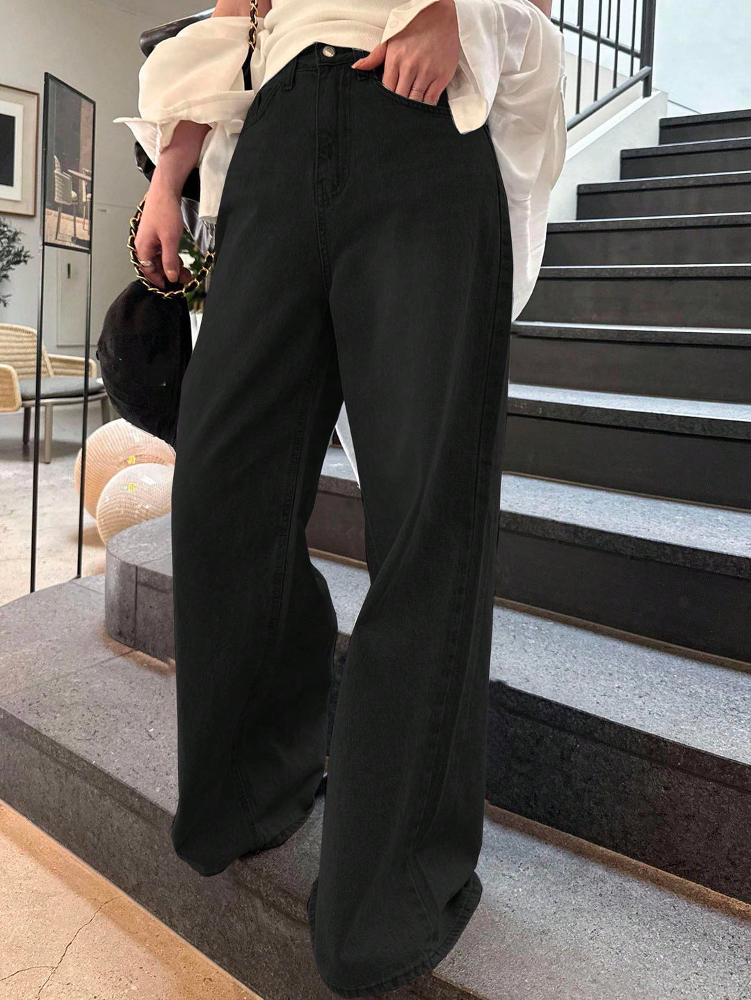 Jeans SHEIN, negru