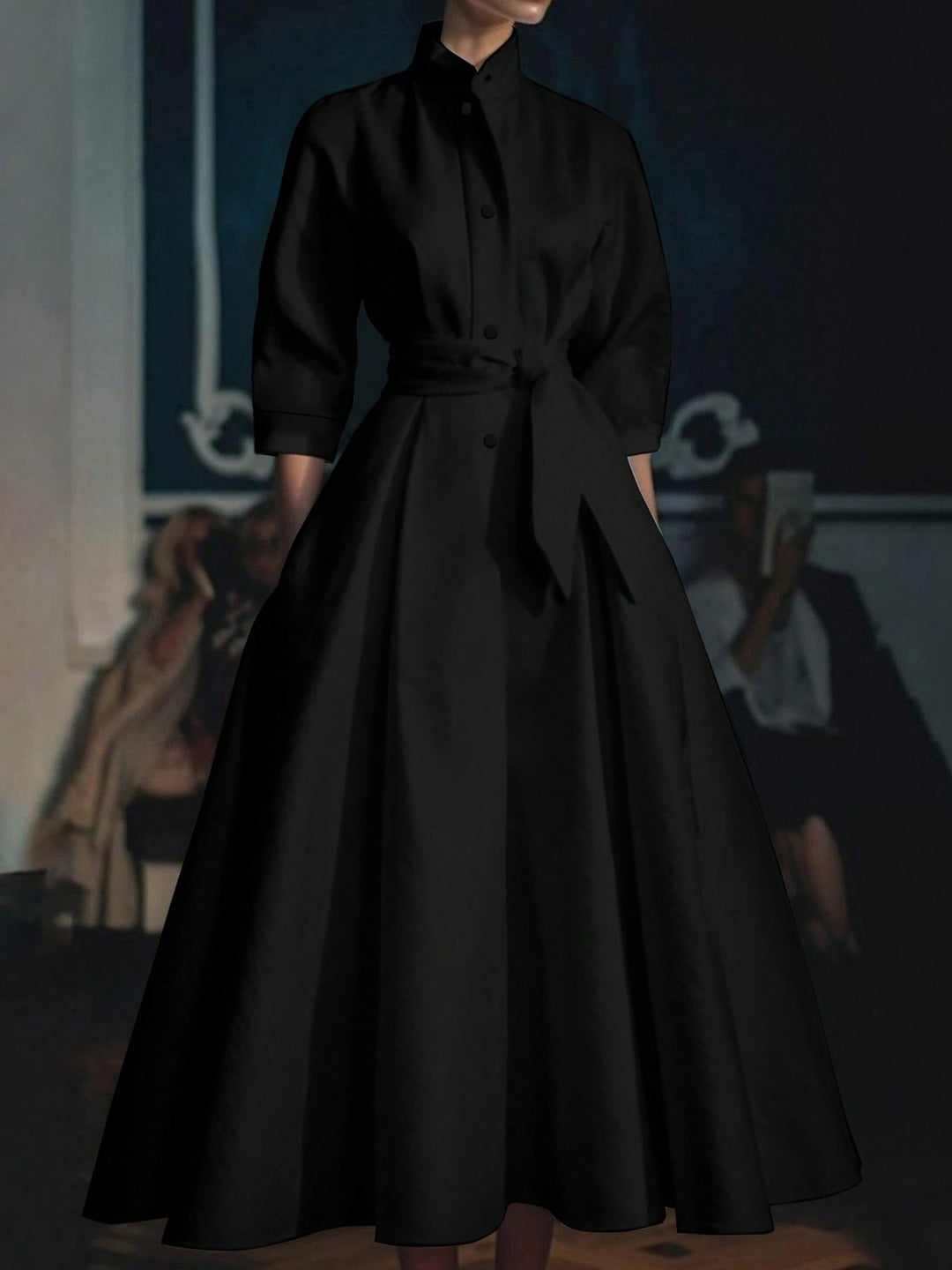 Rochie maxi SHEIN, negru