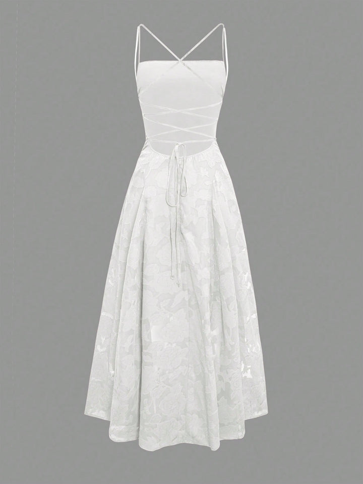 Rochie maxi SHEIN, alb