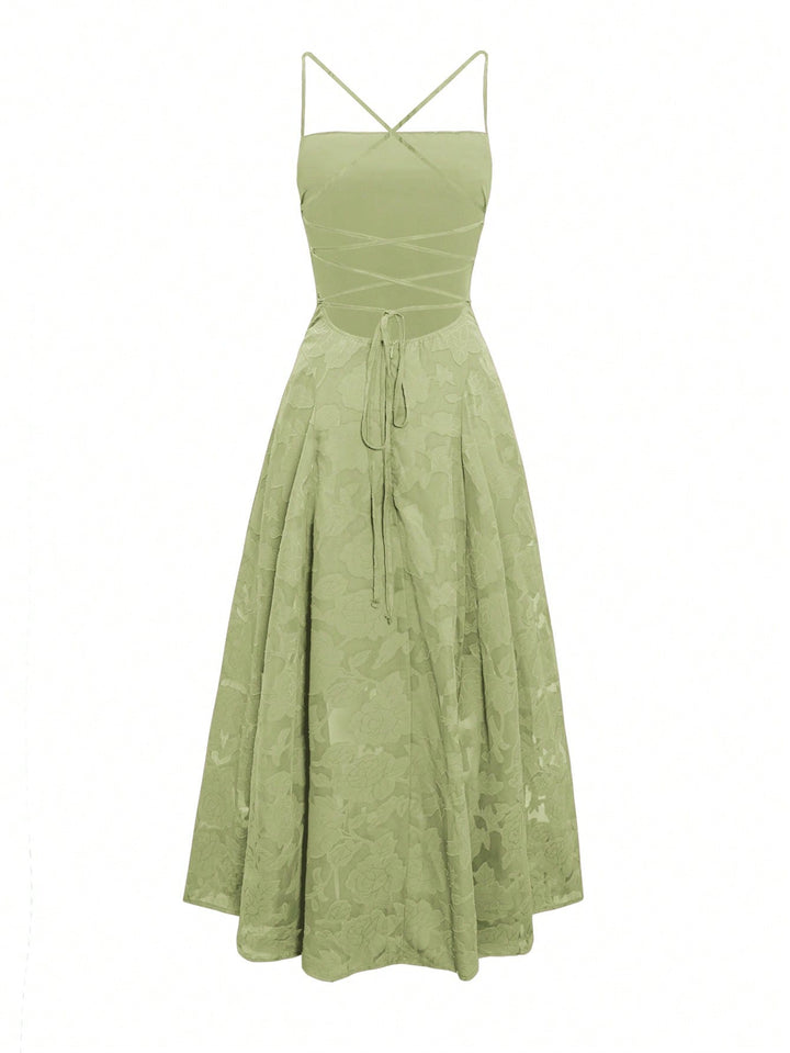 Rochie maxi SHEIN, verde