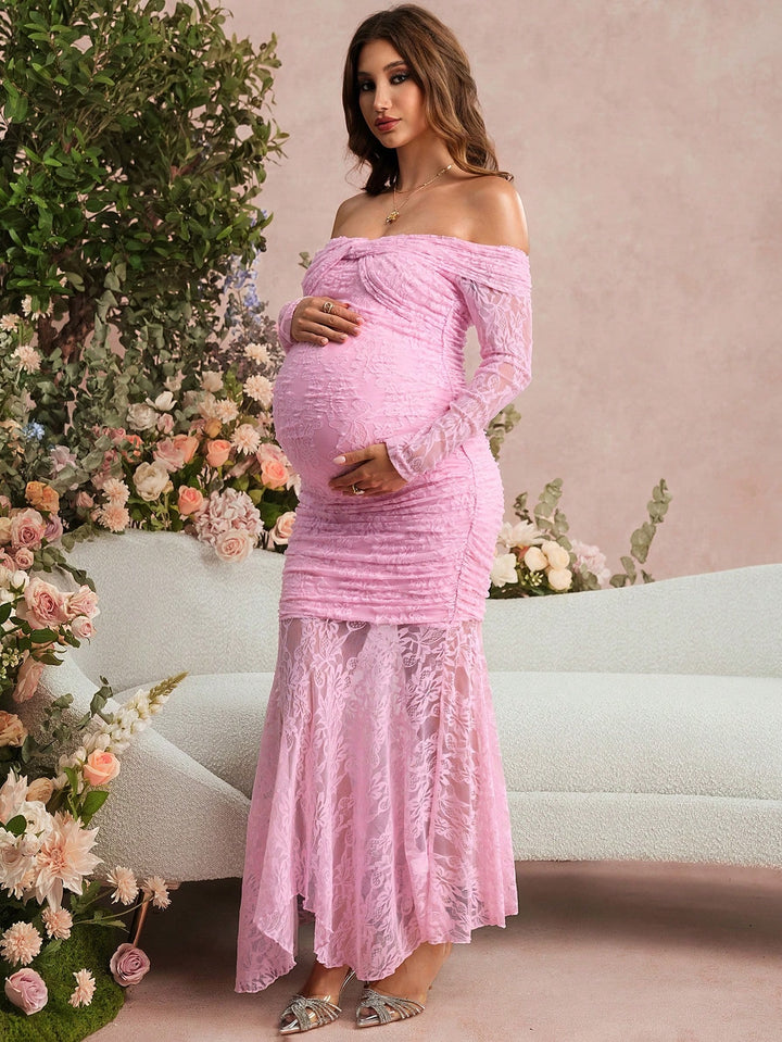 Rochie maxi SHEIN, roz