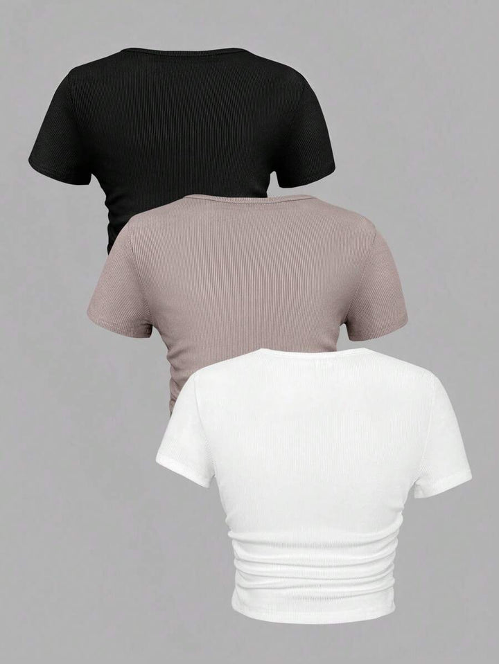 Set tricouri SHEIN, mix culori