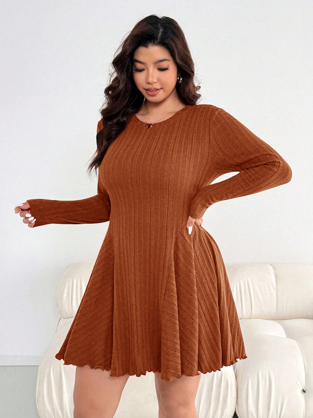 Rochie SHEIN, portocaliu