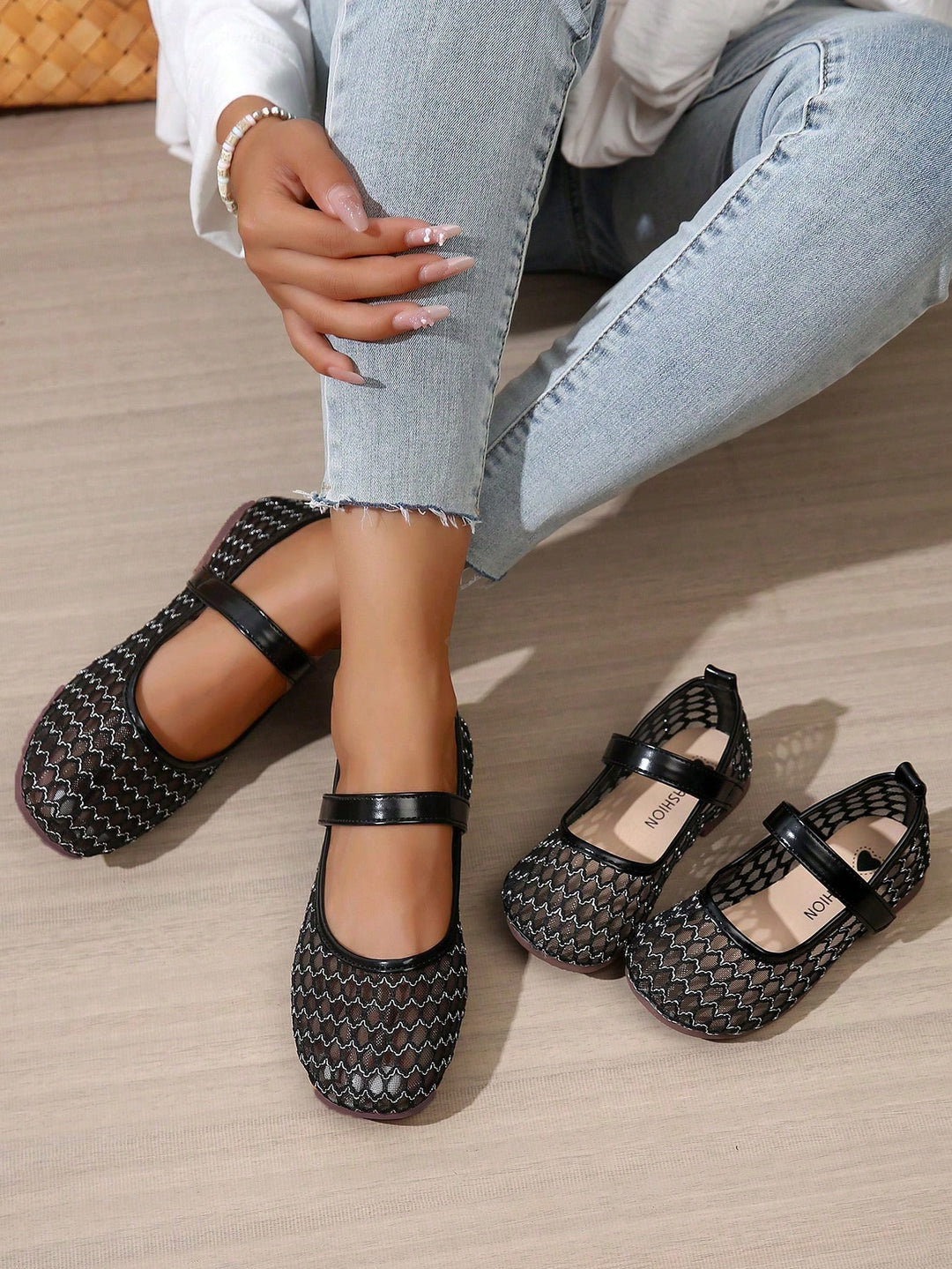 Balerini SHEIN, negru