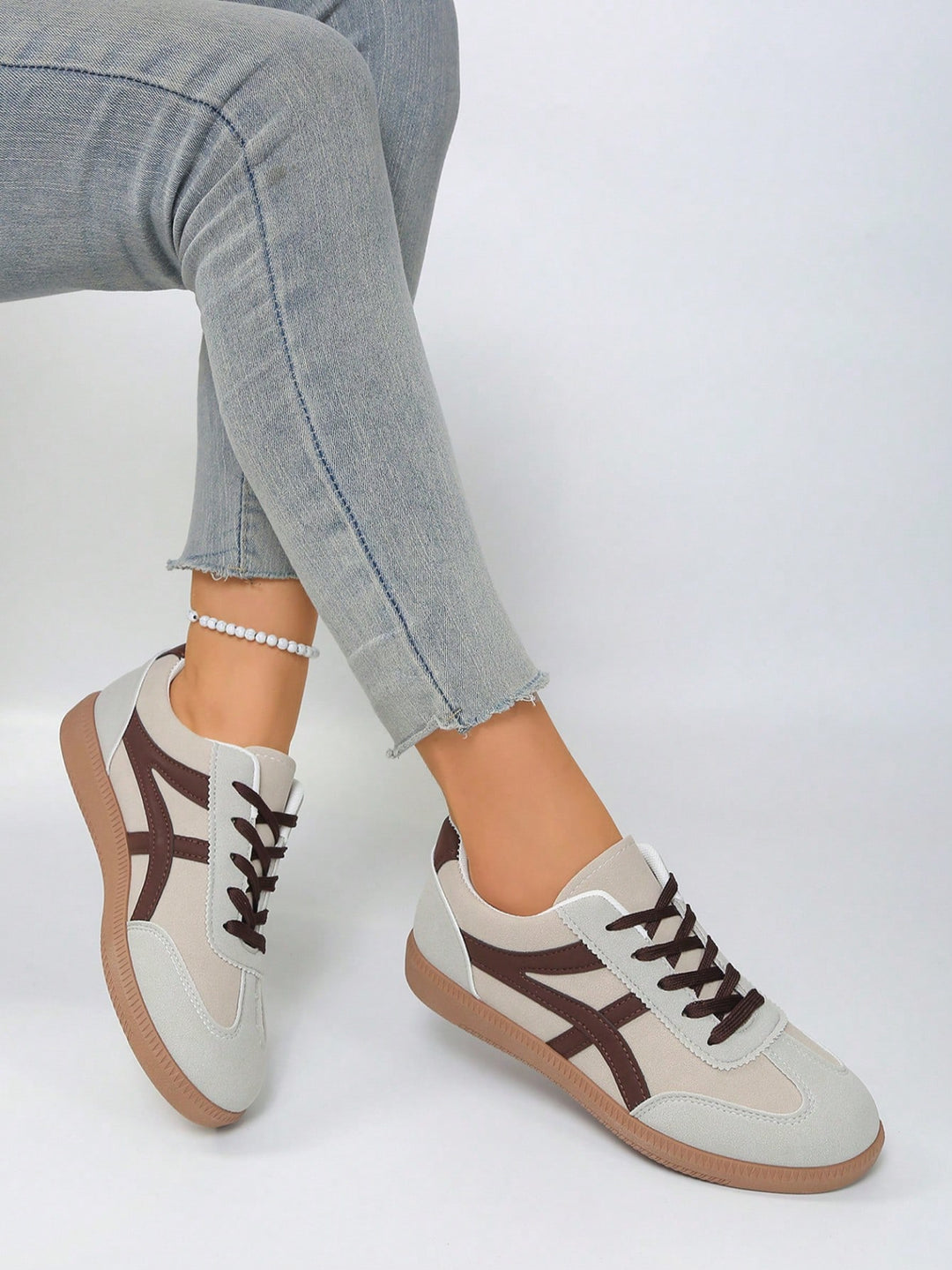 Pantofi sport SHEIN, bej