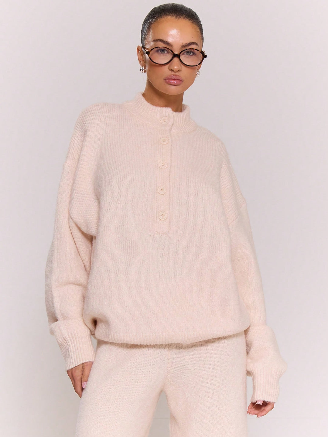 Pulover SHEIN, crem