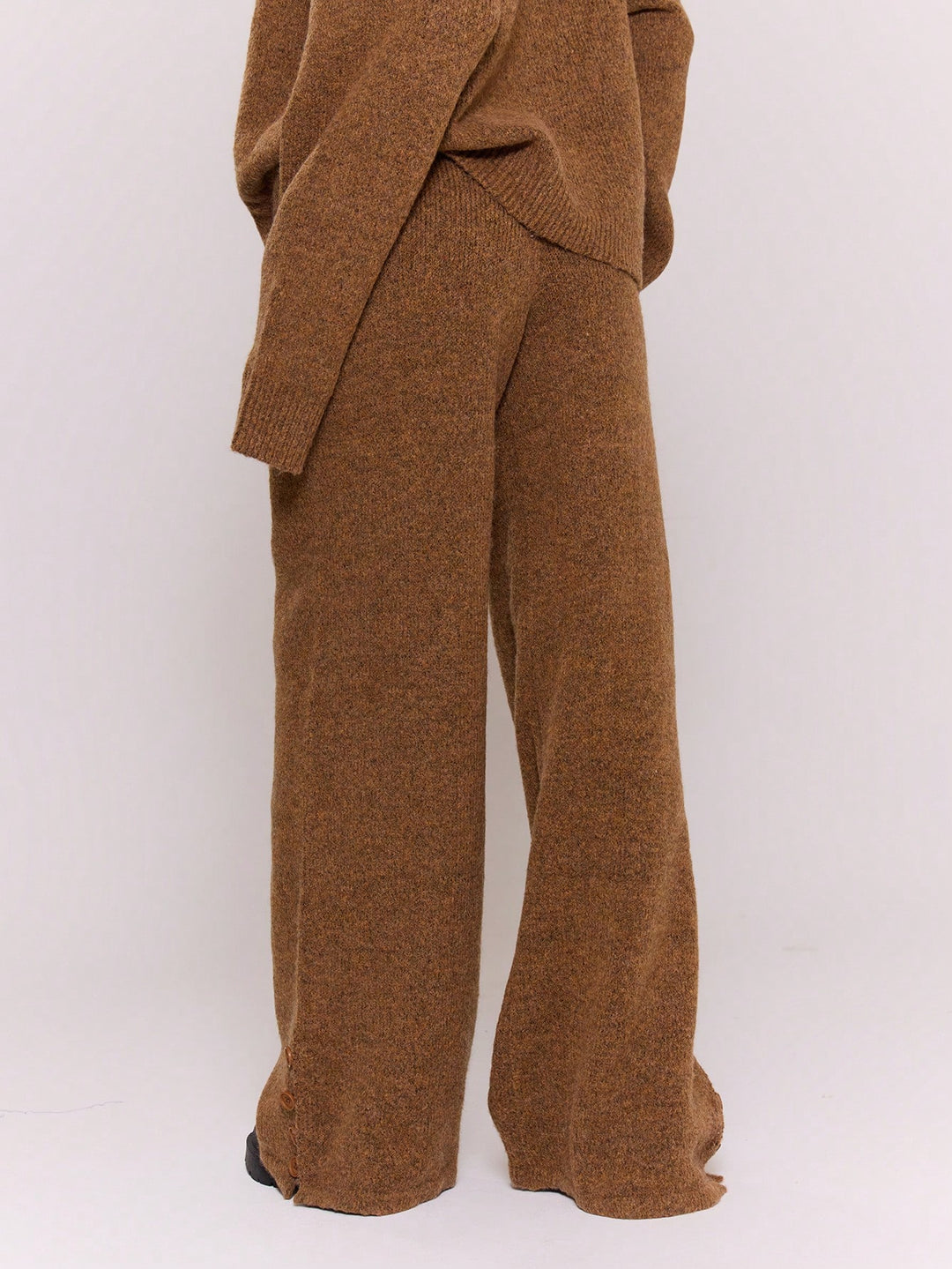 Pantaloni SHEIN, maro