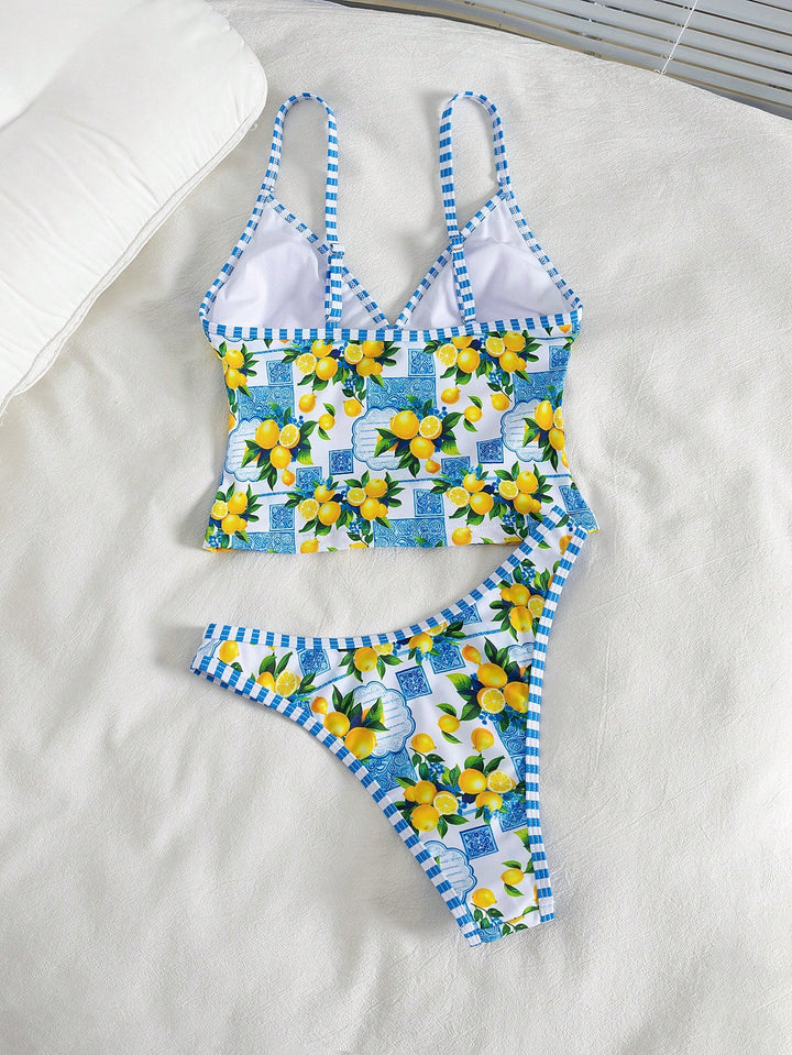 Costum de baie SHEIN, mix culori