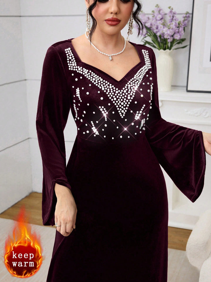 Rochie de ocazie SHEIN, vișiniu