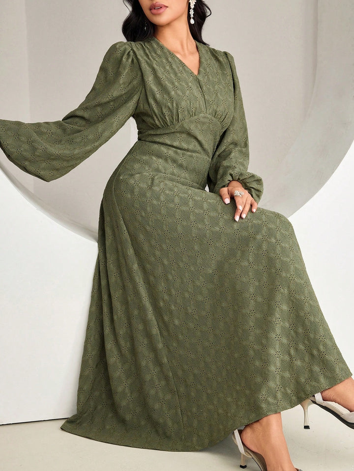 Rochie maxi SHEIN, verde