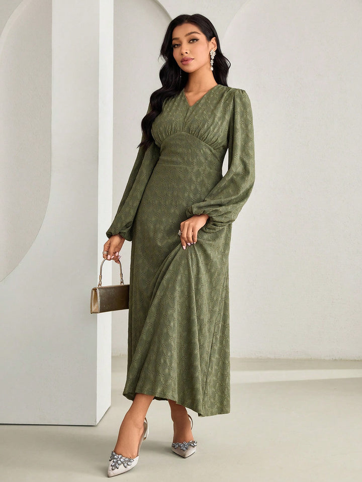 Rochie maxi SHEIN, verde