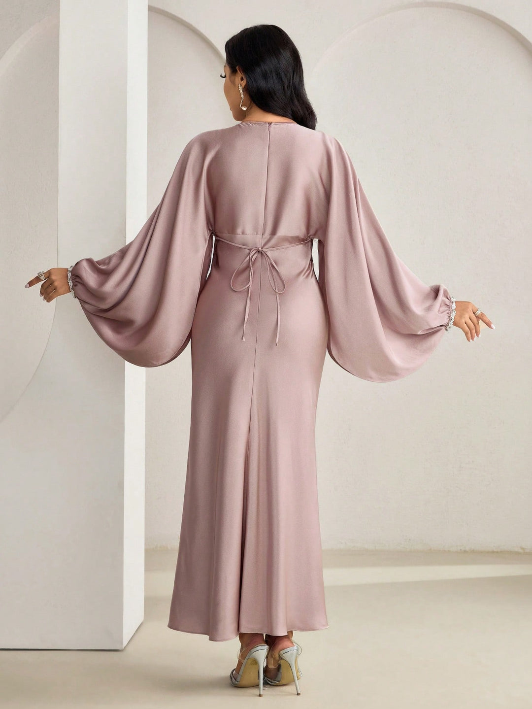 Rochie maxi SHEIN, roz