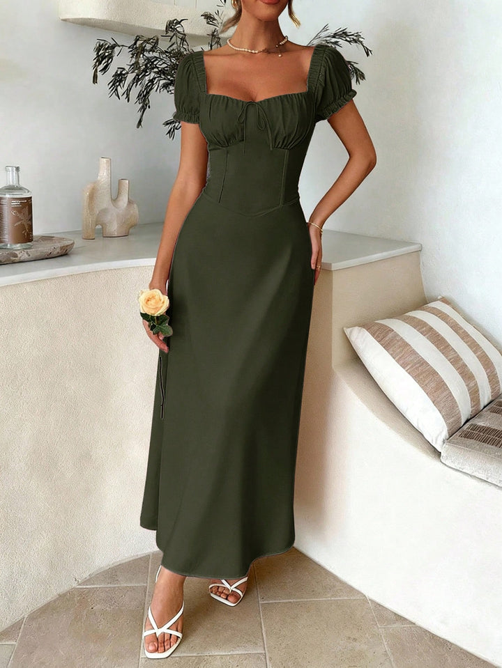 Rochie maxi SHEIN, kaki