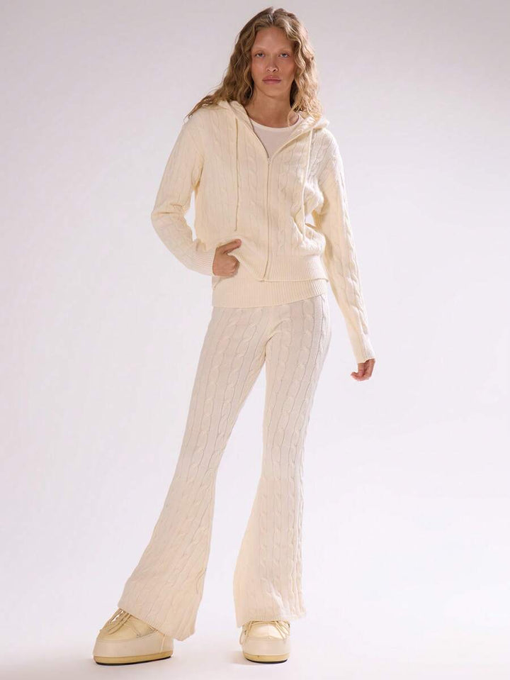 Pantaloni SHEIN, crem