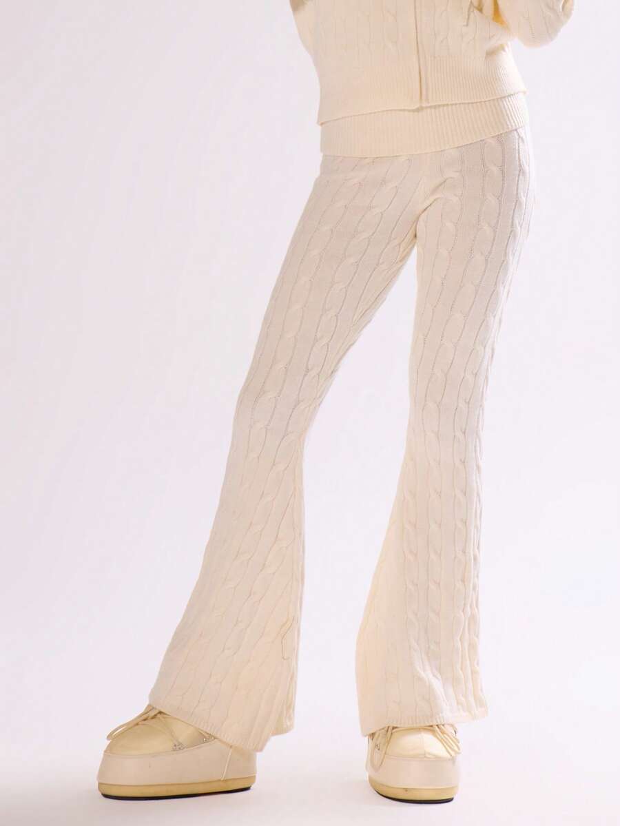 Pantaloni SHEIN, crem