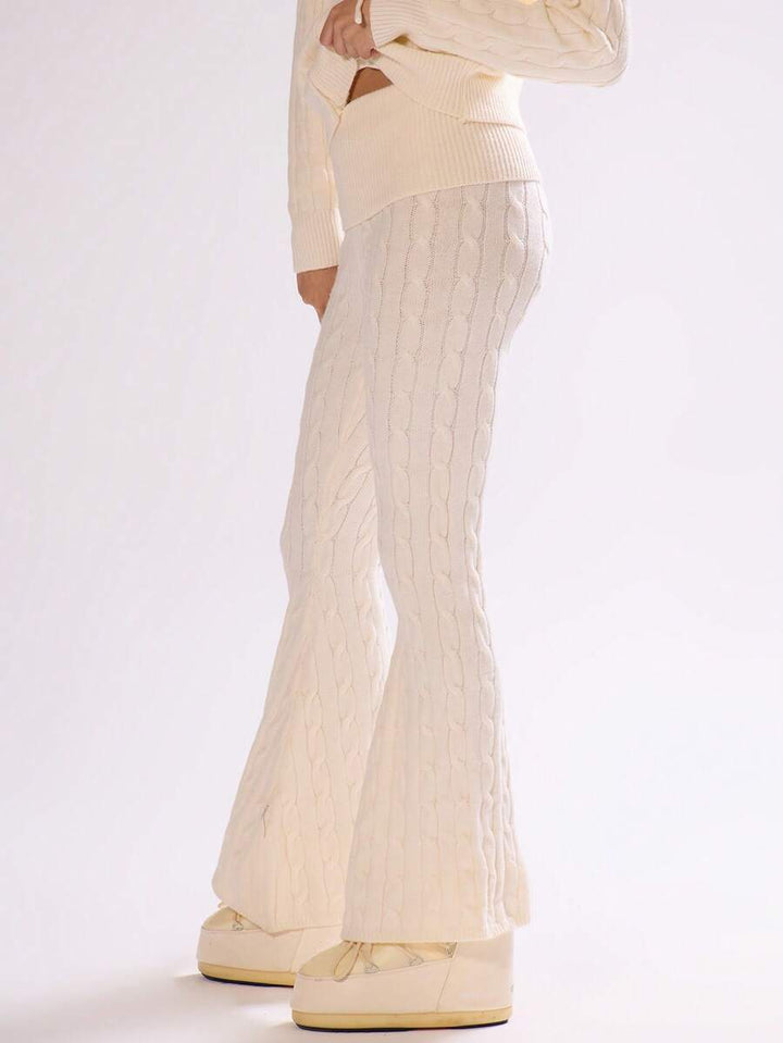 Pantaloni SHEIN, crem