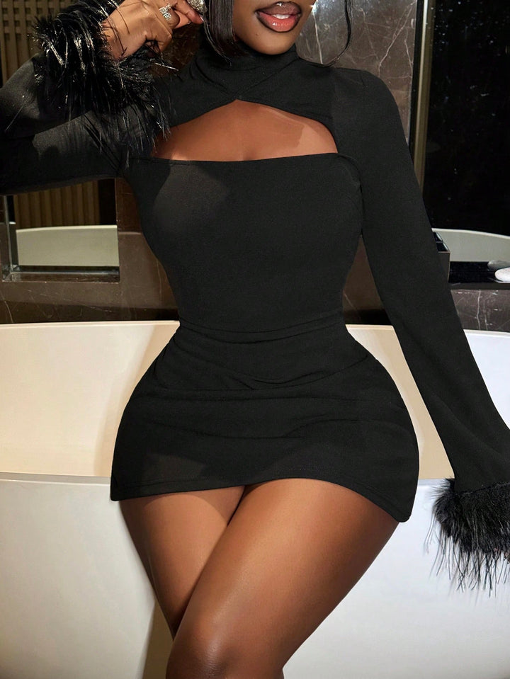 Rochie mini SHEIN, negru