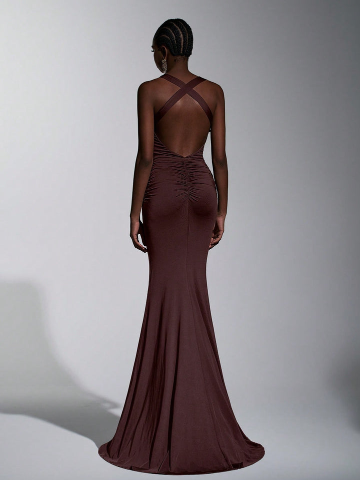 Rochie SHEIN, maro