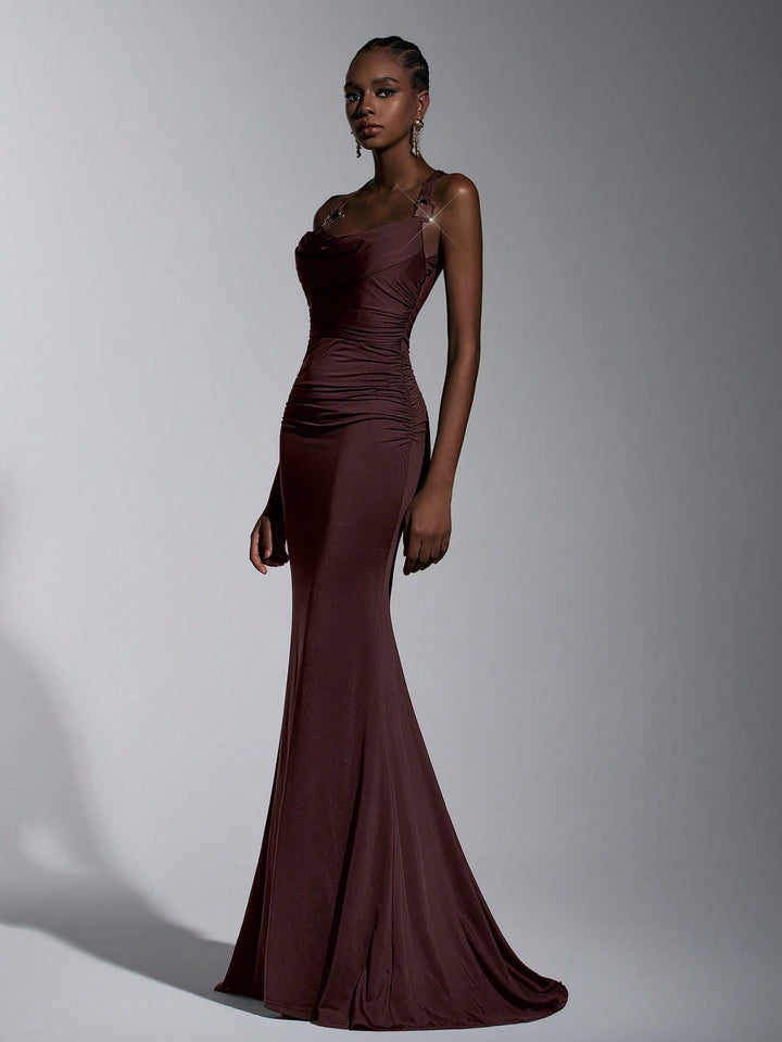 Rochie SHEIN, maro