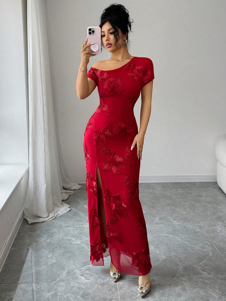 Rochie maxi SHEIN, roșu