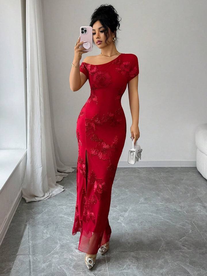 Rochie maxi SHEIN, roșu