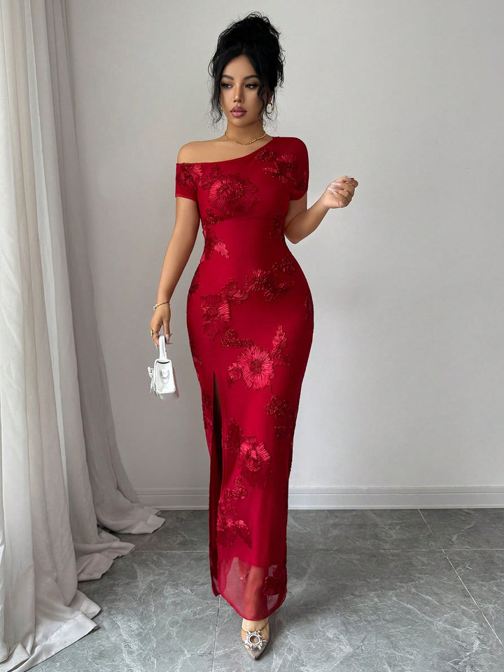 Rochie maxi SHEIN, roșu