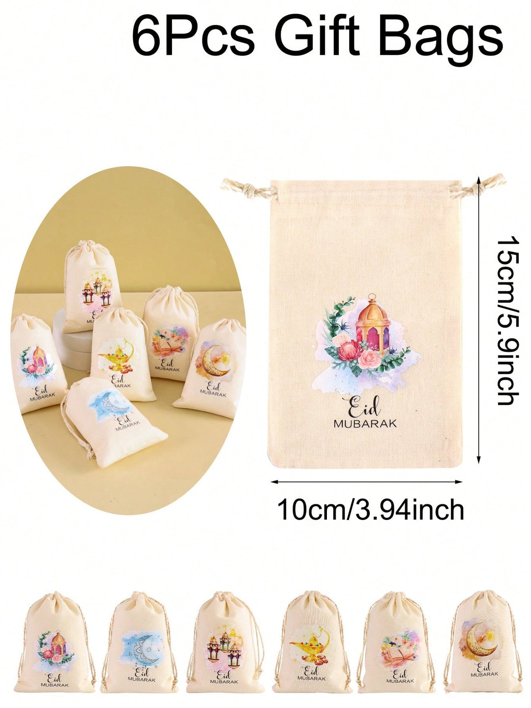 Pungi de cadou SHEIN, mix culori