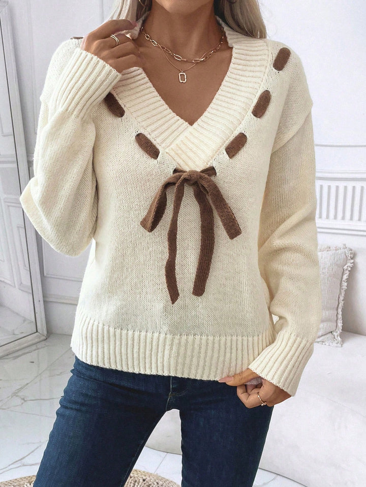 Pulover SHEIN, crem