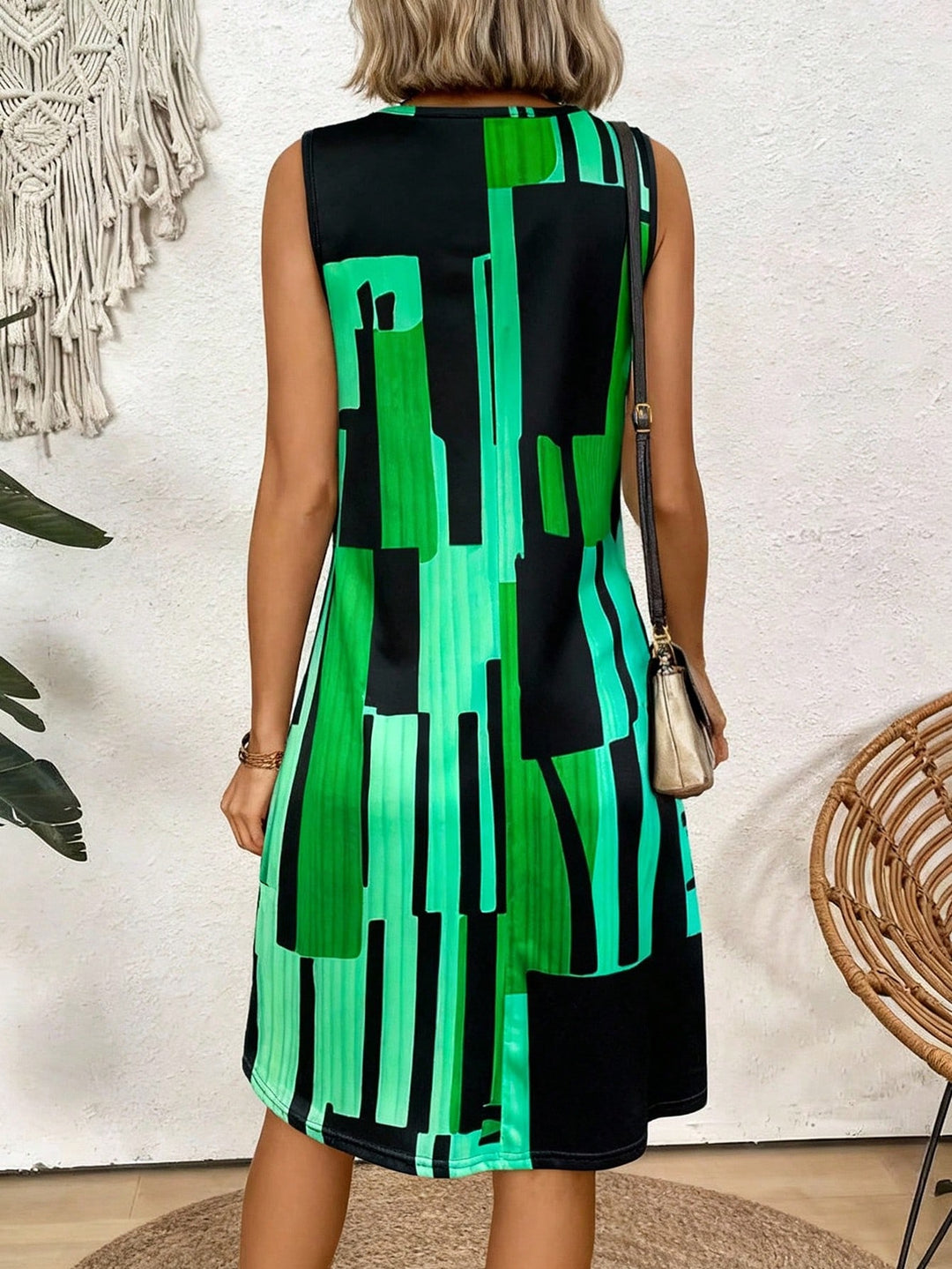 Rochie midi SHEIN, verde
