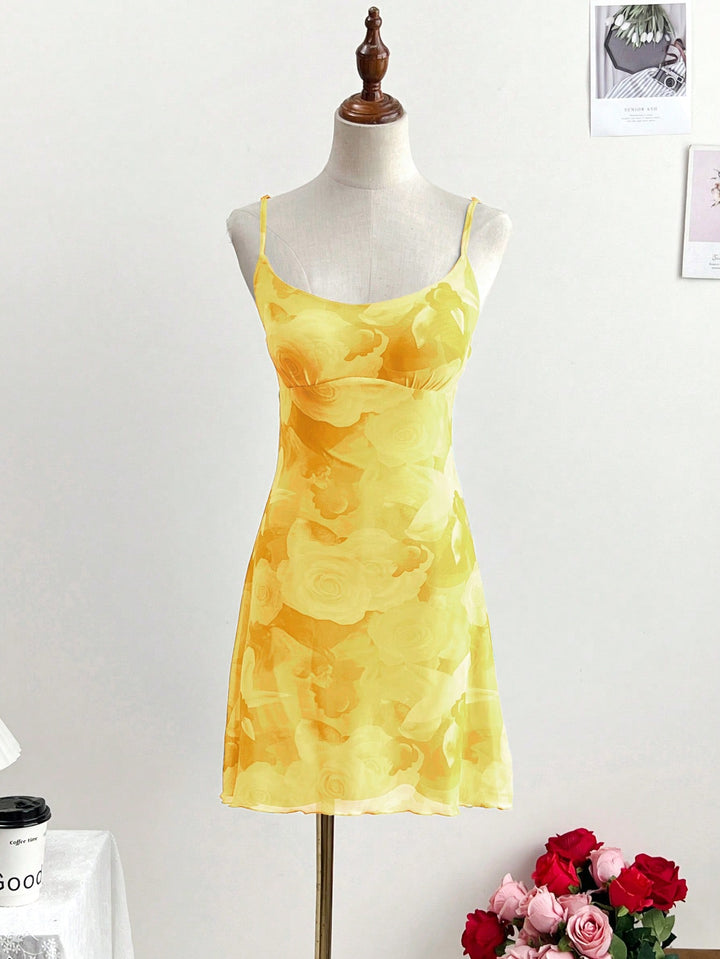 Rochie Mini Shein, Portocaliu