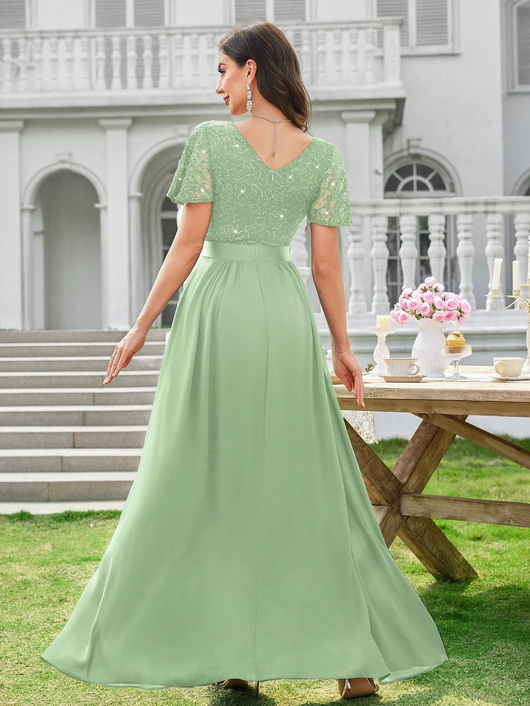 Rochie SHEIN, verde