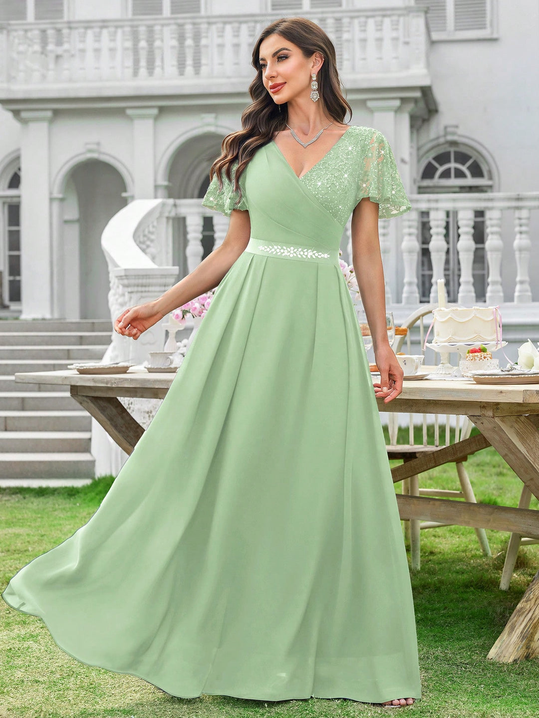 Rochie SHEIN, verde