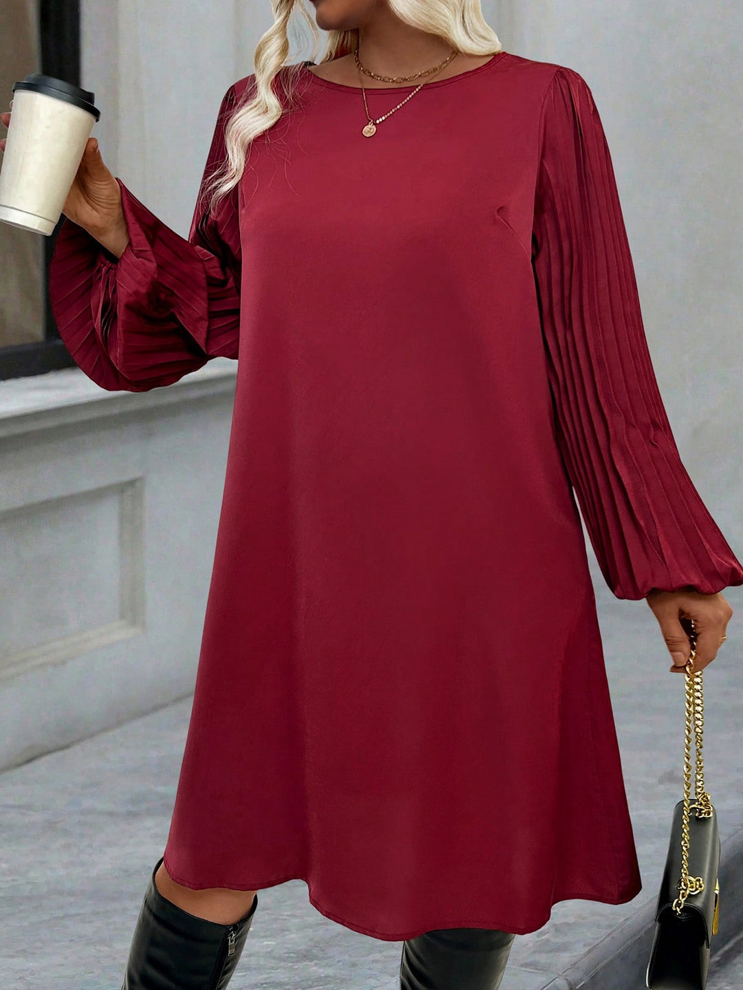Rochie mini SHEIN, vișiniu