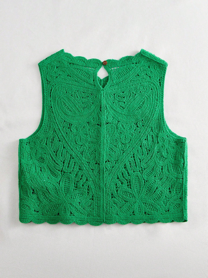 Top SHEIN, verde