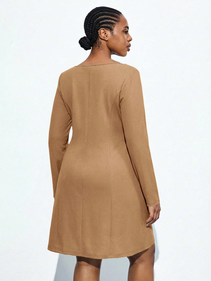 Rochie SHEIN, kaki