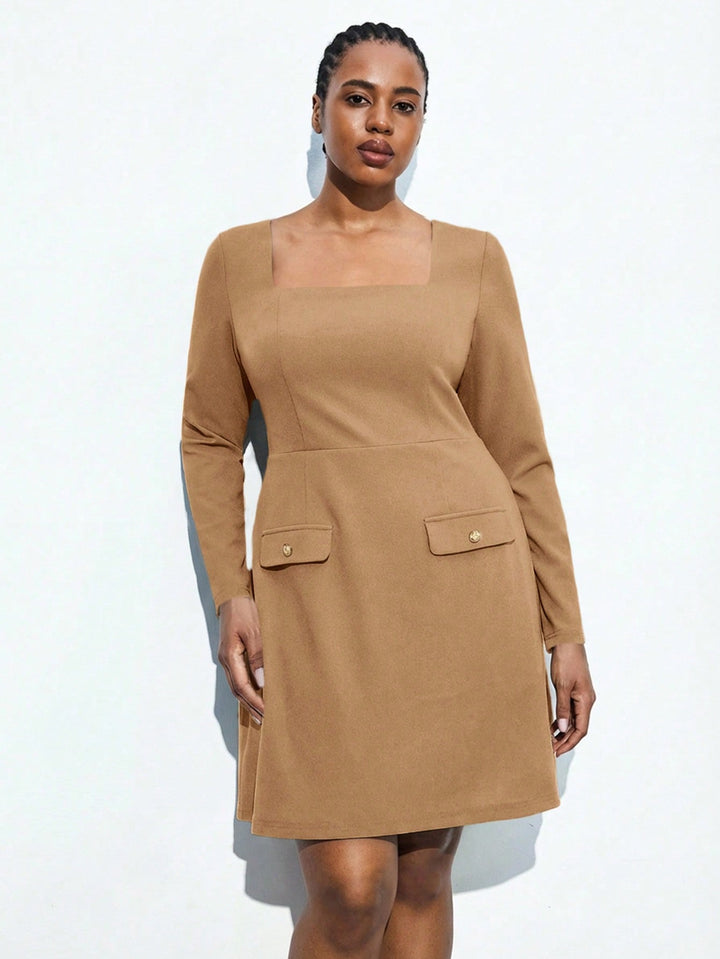 Rochie SHEIN, kaki