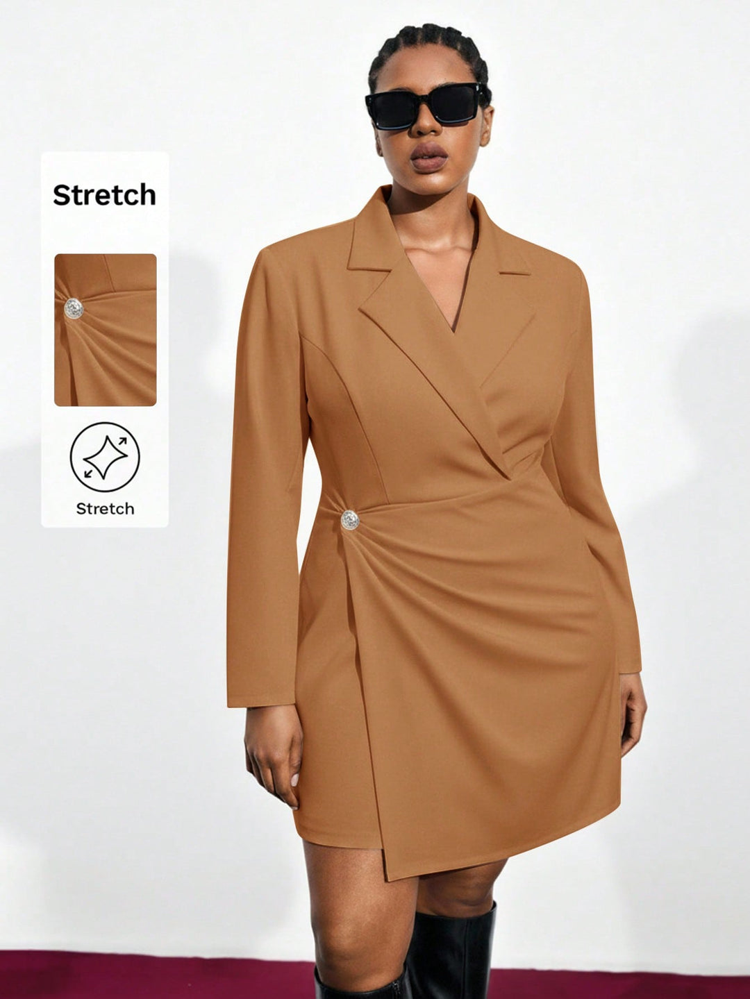 Rochie SHEIN, maro