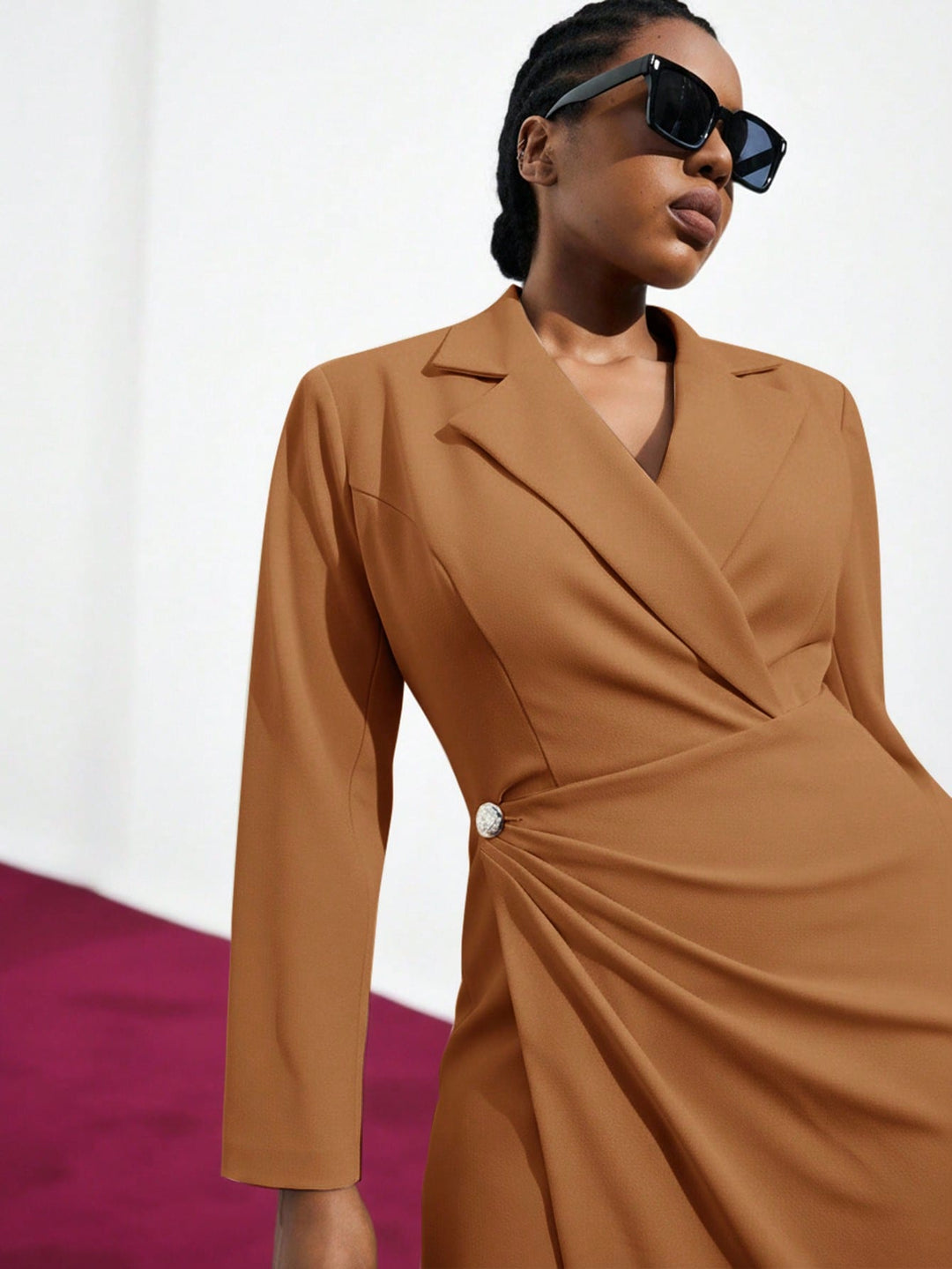 Rochie SHEIN, maro