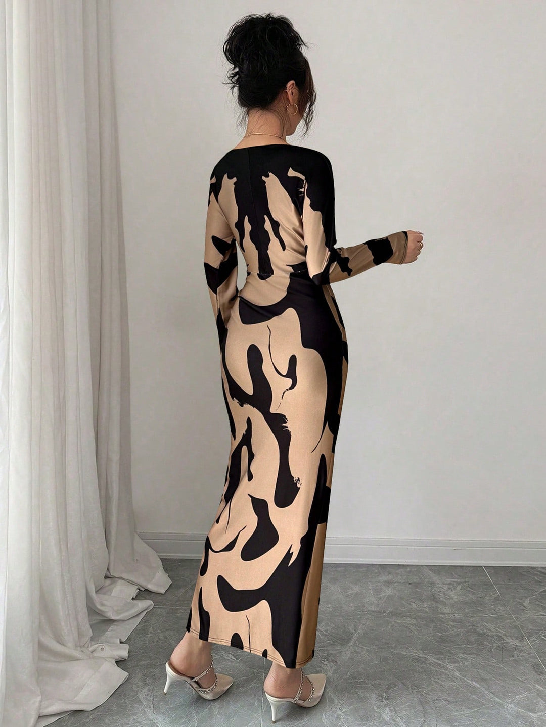 Rochie maxi SHEIN, mix culori