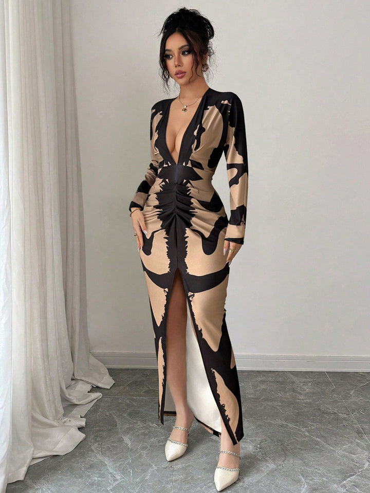 Rochie maxi SHEIN, mix culori